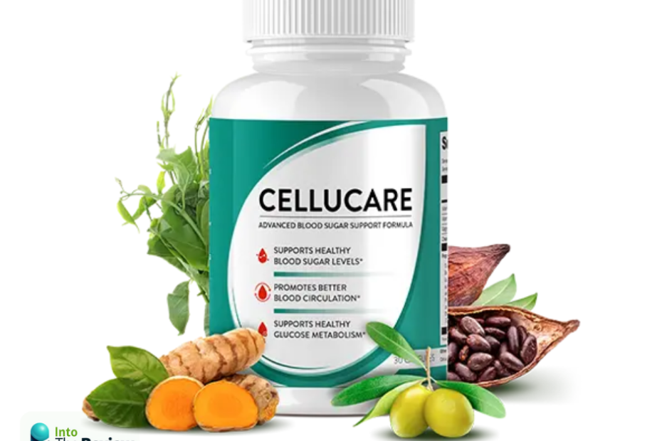 CelluCare Supplement Bottle for Blood Sugar and Weight Loss